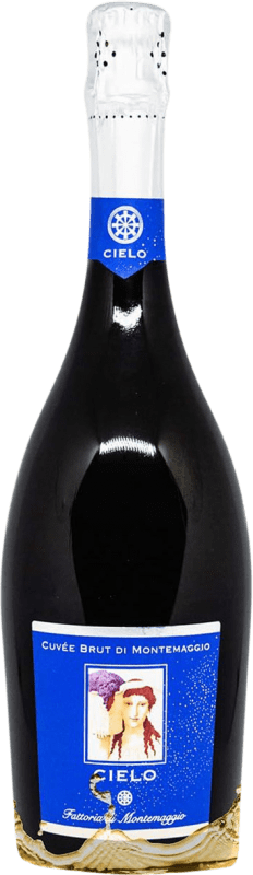 42,95 € Free Shipping | White sparkling Montemaggio Il Cielo Cuvée Ecológico Brut I.G.T. Toscana