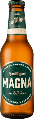 Bier 24 Einheiten Box San Miguel Magna Dorada Lager 25 cl