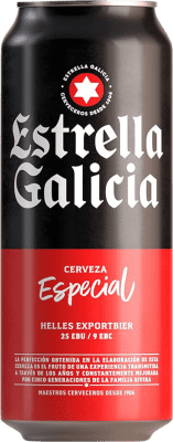 Bier 24 Einheiten Box Estrella Galicia Especial Lager Alu-Dose 50 cl