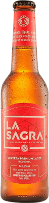 Bière Boîte de 24 unités La Sagra Pilsner Lager, Premium Bouteille Tiers 33 cl