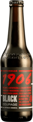 Пиво Коробка из 24 единиц Estrella Galicia 1906 Black Coupage Premium Extra 33 cl