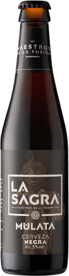 19,95 € | 盒装12个 啤酒 La Sagra Mulata Porter Ale 西班牙 三分之一升瓶 33 cl
