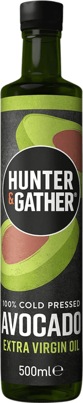 Kostenloser Versand | Pflanzenöl Hunter & Gather Aguacate sin Refinar Nativ Großbritannien Medium-Flasche 50 cl