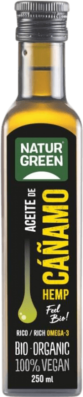 Spedizione Gratuita | Olio Vegetale Natur Green Spagna Bio — Ecologico Bottiglietta 25 cl Cáñamo — Canapa