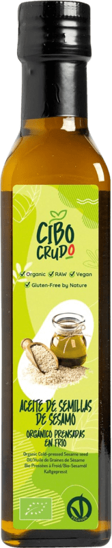 Free Shipping | Cooking Oil Cibo Crudo Sésamo Virgen Bio Italy Small Bottle 25 cl