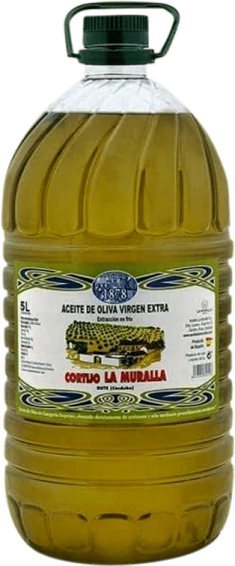 送料無料 | オリーブオイル La Muralla 伝統的, EVOO エキストラバージン スペイン Hojiblanca — オヒブランカ ポリタンク 5 L