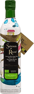 Envoi gratuit | Huile d'Olive Señoríos de Relleu Virgen Extra Coupage Ecológico Espagne Biologique Bouteille Medium 50 cl