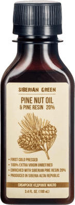 Spedizione Gratuita | Olio Vegetale Siberian Green Piñón Siberiano Vergine Russia Bottiglietta Mignon 10 cl