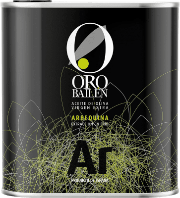 Free Shipping | Olive Oil Oro Bailén EVOO Extra Virgin Spain Arbequina Special Can 2,5 L