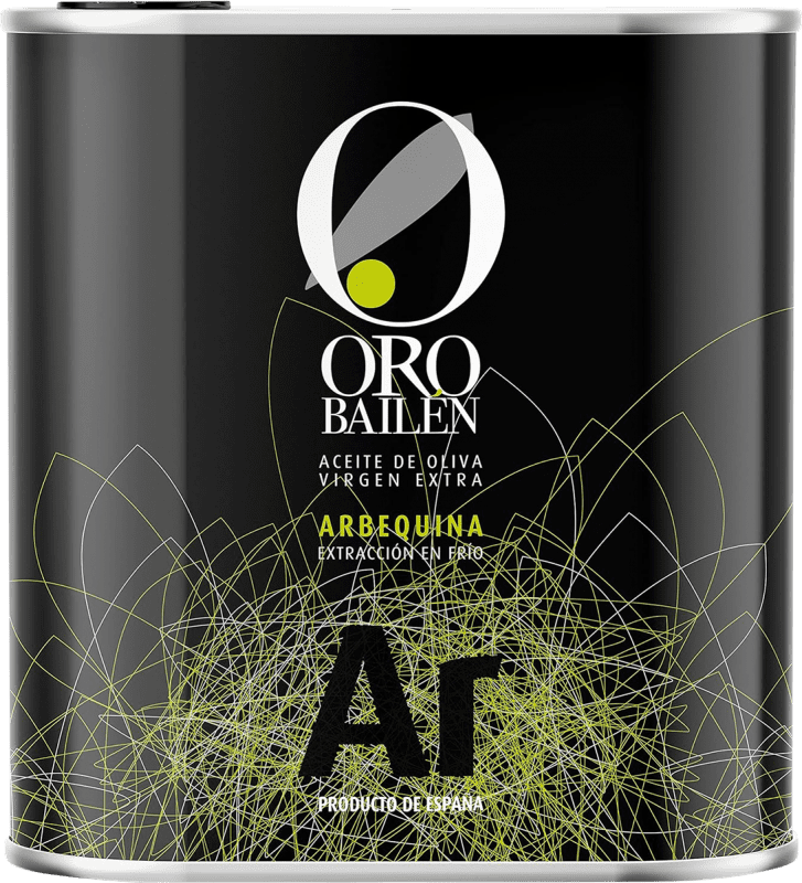 73,95 € Spedizione Gratuita | Olio d'Oliva Oro Bailén EVO Extra Vergine Lattina Speciale 2,5 L