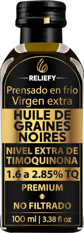 23,95 € Spedizione Gratuita | Olio da Cucina Reliefy. Comino Negro Bottiglia Miniatura 10 cl
