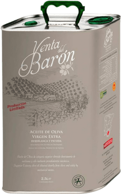 Huile d'Olive Venta del Barón. Priego de Córdoba Virgen Extra Hojiblanca Picual Picual et Hojiblanca Canette Spéciale 2,5 L