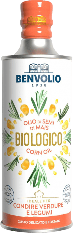 21,95 € | Aceite Vegetal Benvolio 1938 Italia Eco — Ecológico Botella Medium 50 cl Maíz