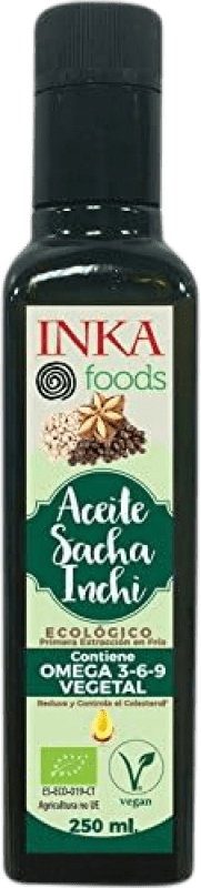 51,95 € Envio grátis | Óleo de Cozinha Inkafoods. Sacha Inchi Bio Garrafa Pequena 25 cl