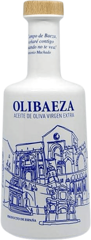 Envío gratis | Aceite de Oliva Olibaeza Patrimonio Azul Premium España Picual Botella Medium 50 cl