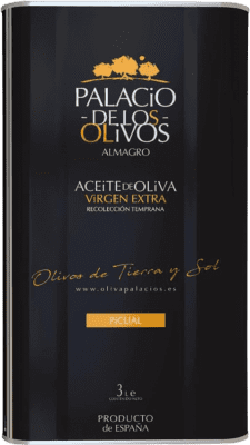 Huile d'Olive Olivapalacios Virgen Extra Picual Boîte Métallique Spéciale 3 L