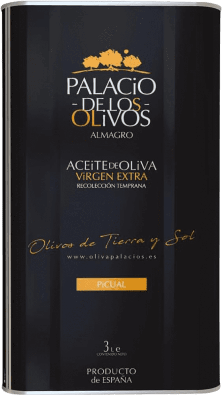 46,95 € | Olio d'Oliva Olivapalacios Virgen Extra Spagna Picual Latta Speciale 3 L