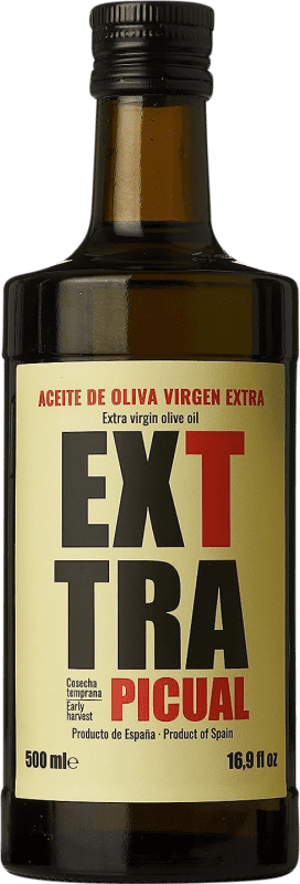 Envio grátis | Azeite de Oliva Agro Alcudia Exttra AOVE Virgem Extra Espanha Picual Garrafa Medium 50 cl