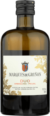 Huile d'Olive Marqués de Griñón Virgen Extra Dúo Arbequina Picual Picual et Arbequina Bouteille Medium 50 cl