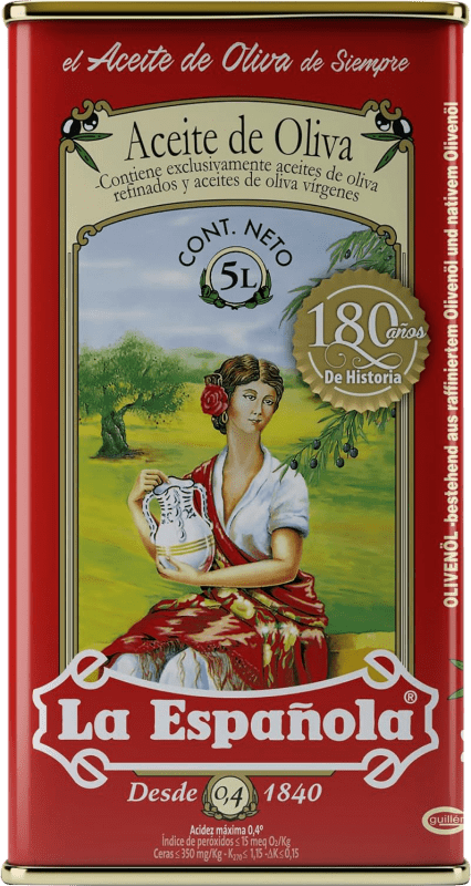 49,95 € | Olivenöl La Española Suave Spanien Spezialflasche 5 L