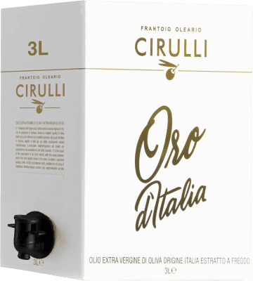送料無料 | オリーブオイル Frantoio Oleario Cirulli Oro d'Italia EVOO エキストラバージン イタリア バッグ・イン・ボックス 3 L