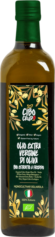 Envío gratis | Aceite de Oliva Cibo Crudo Virgen Extra Ecológico Puglia Italia 75 cl