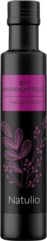 39,95 € Kostenloser Versand | Pflanzenöl Natulio Organic — Bio Kleine Flasche 25 cl Cardo Mariano — Mariendistel