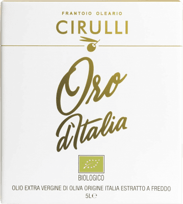 Envío gratis | Aceite de Oliva Frantoio Oleario Cirulli Oro d'Italia AOVE Virgen Extra Italia Organic — Ecológico Bag in Box 5 L