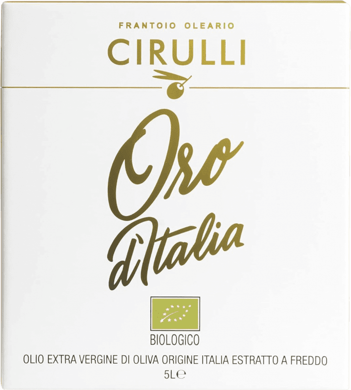 送料無料 | オリーブオイル Frantoio Oleario Cirulli Virgen Extra Orgánico イタリア 特別なボトル 5 L