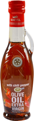 Envío gratis | Aceite de Oliva Korvel AOVE Virgen Extra Grecia Botellín 25 cl Chili Pepper — Guindilla
