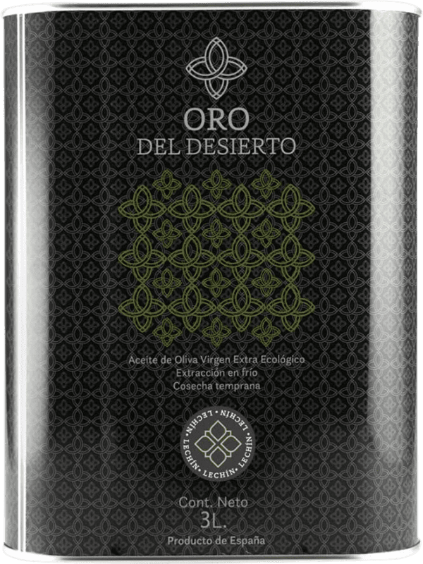 Envío gratis | Aceite de Oliva Oro del Desierto Virgen Extra Lechín España Botella Especial 3 L