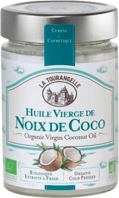 Free Shipping | Cooking Oil La Tourangelle Vierge de Noix de Coco Bio France Organic One-Third Bottle 30 cl