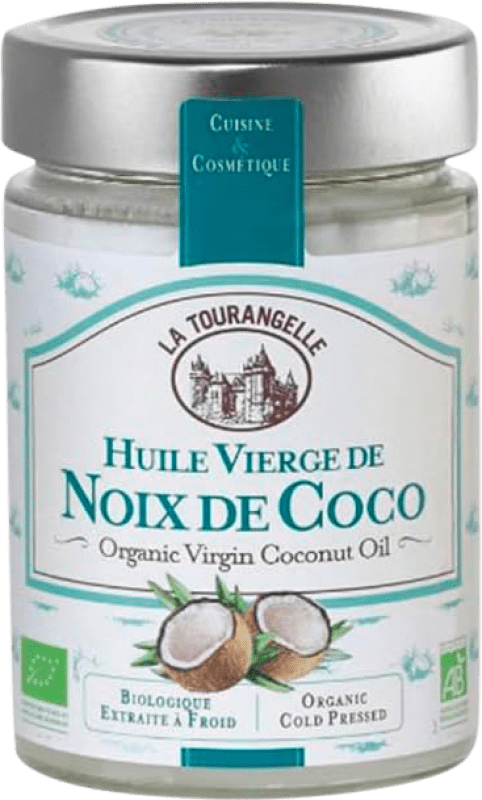 Kostenloser Versand | Speiseöl La Tourangelle Vierge de Noix de Coco Bio Frankreich Drittel-Liter-Flasche 30 cl