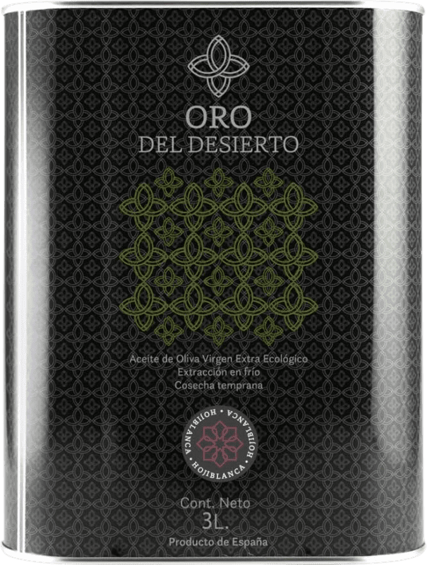 Envio grátis | Azeite de Oliva Oro del Desierto Virgen Extra Espanha Hojiblanca Garrafa Especial 3 L