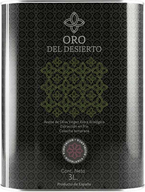 65,95 € | Huile d'Olive Oro del Desierto Virgen Extra Espagne Hojiblanca Canette Spéciale 3 L