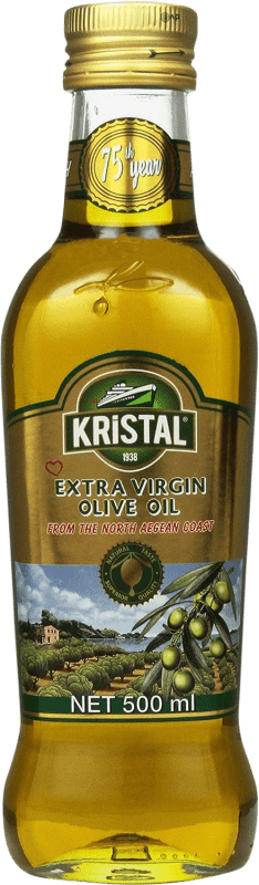Spedizione Gratuita | Olio d'Oliva Kristal Natural — Naturale, EVO Extra Vergine Turchia Bottiglia Medium 50 cl