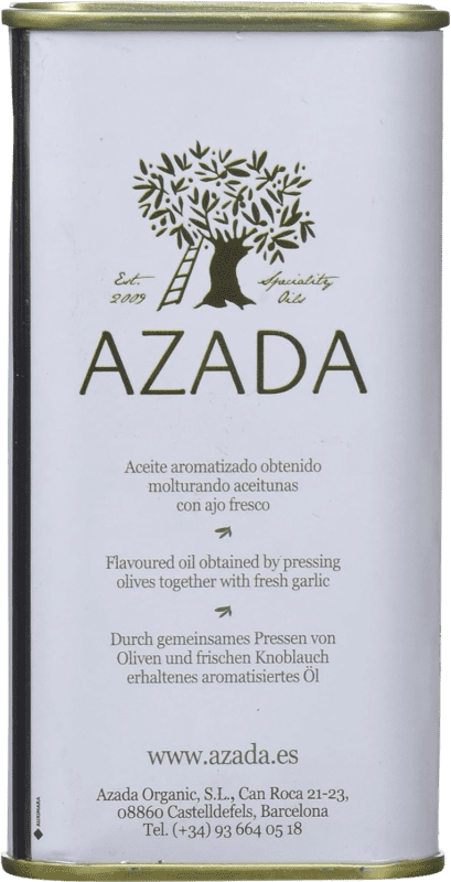 11,95 € | Huile d'Olive Azada Espagne Canette 25 cl Ajo — Ail