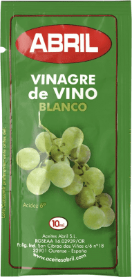 29,95 € Envoi gratuit | Boîte de 150 unités Vinaigre Abril Blanco — Blanc Monodose 1 cl