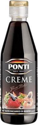 Essig 3 Einheiten Box ‎Ponti Creme Aceto Balsamico Modena Kleine Flasche 20 cl