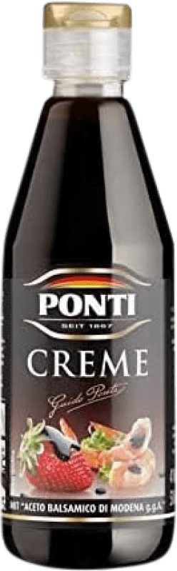 Envoi gratuit | Boîte de 3 unités Vinaigre Ponti Balsamique, Crème D.O.C. Modena Italie Petite Bouteille 20 cl