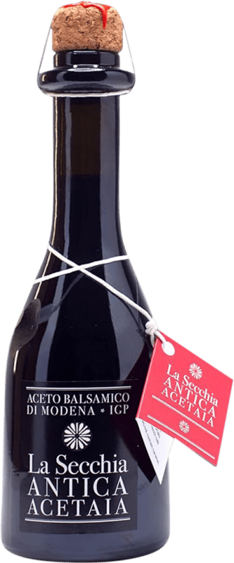 Free Shipping | 6 units box Vinegar La Secchia Aged in 6 Barrels Balsamico D.O.C. Modena Italy Small Bottle 25 cl