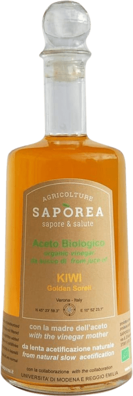 Spedizione Gratuita | Aceto Saporea Italia Organic — Bio Bottiglia Medium 50 cl Kiwi