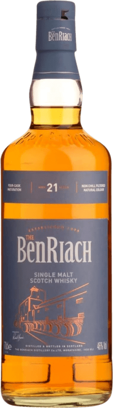 Envoi gratuit | Blended Whisky The Benriach Four-Cask Maturation Royaume-Uni 21 Ans 70 cl