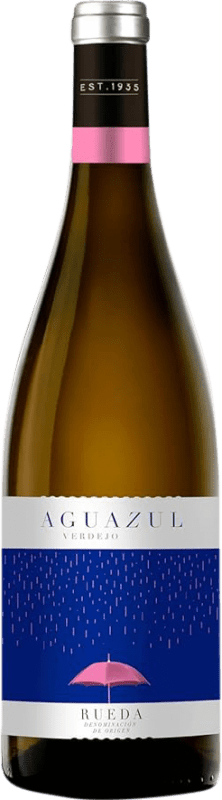 8,95 € Envio grátis | Vinho branco Cuatro Rayas Aguazul Blanco D.O. Rueda