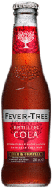 Бесплатная доставка | Коробка из 4 единиц Безалкогольные напитки Fever-Tree Объединенное Королевство Мини-бутылка 20 cl Cola — Кола