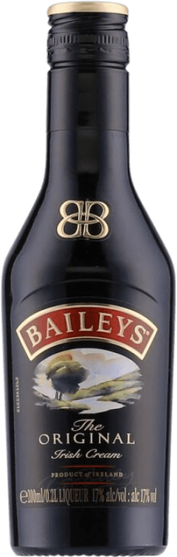 10,95 € Envio grátis | Licor Creme Baileys Irish Cream Garrafa Pequena 20 cl