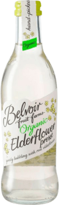 免费送货 | 盒装12个 饮料和搅拌机 Belvoir Elderflower Organic 英国 小瓶 25 cl