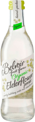 33,95 € | Caja de 12 unidades Refrescos y Mixers Belvoir Elderflower Organic Reino Unido Ecológico Botellín 25 cl