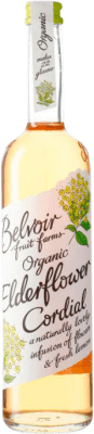 饮料和搅拌机 盒装6个 Belvoir Elderflower Cordial Organic 瓶子 Medium 50 cl 不含酒精