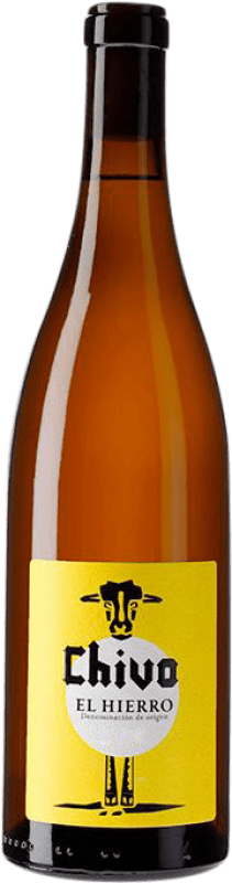 24,95 € | White wine Bimbache Chivo D.O. El Hierro Canary Islands Spain Malvasía, Vijariego White, Muscat Giallo, Marmajuelo, Gual 75 cl